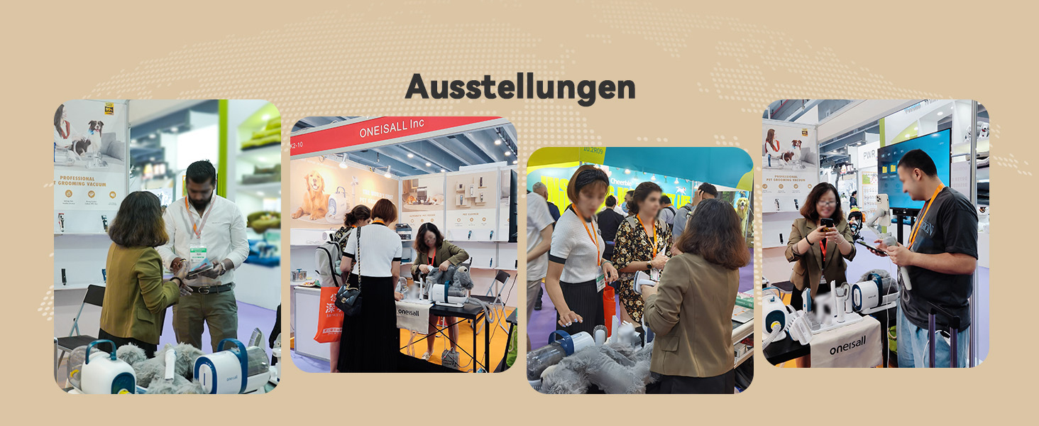 Машина для стрижки собак Oneisall з пилососом та сушаркою, 2.5L контейнер для сміття, 7 рівнів температури сушіння, тиха машинка для стрижки собак та котів, потужність всмоктування 15000Pa, професійний набір для догляду за тваринами з 8 інструментами