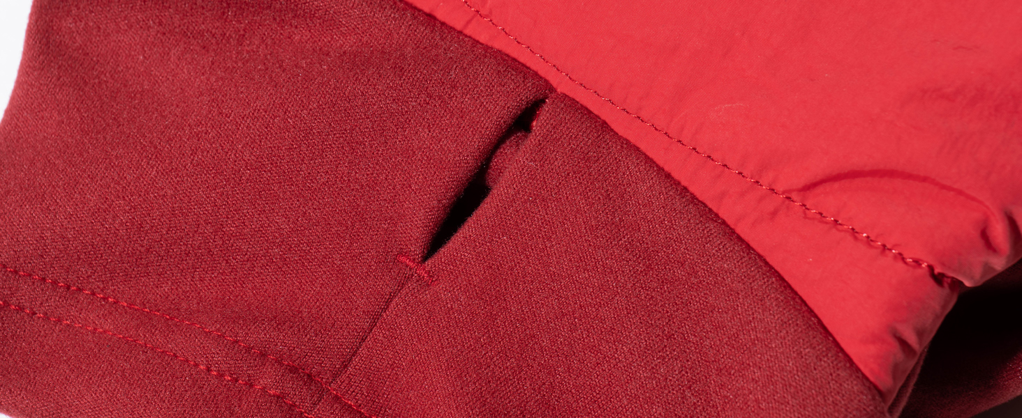 Зимовий теплий одяг для собак Dotoner: теплий комбінезон з флісовою підкладкою, вітронепроникний, з отвором для шлейки, для малих, середніх та великих собак (XXL, Червоний)