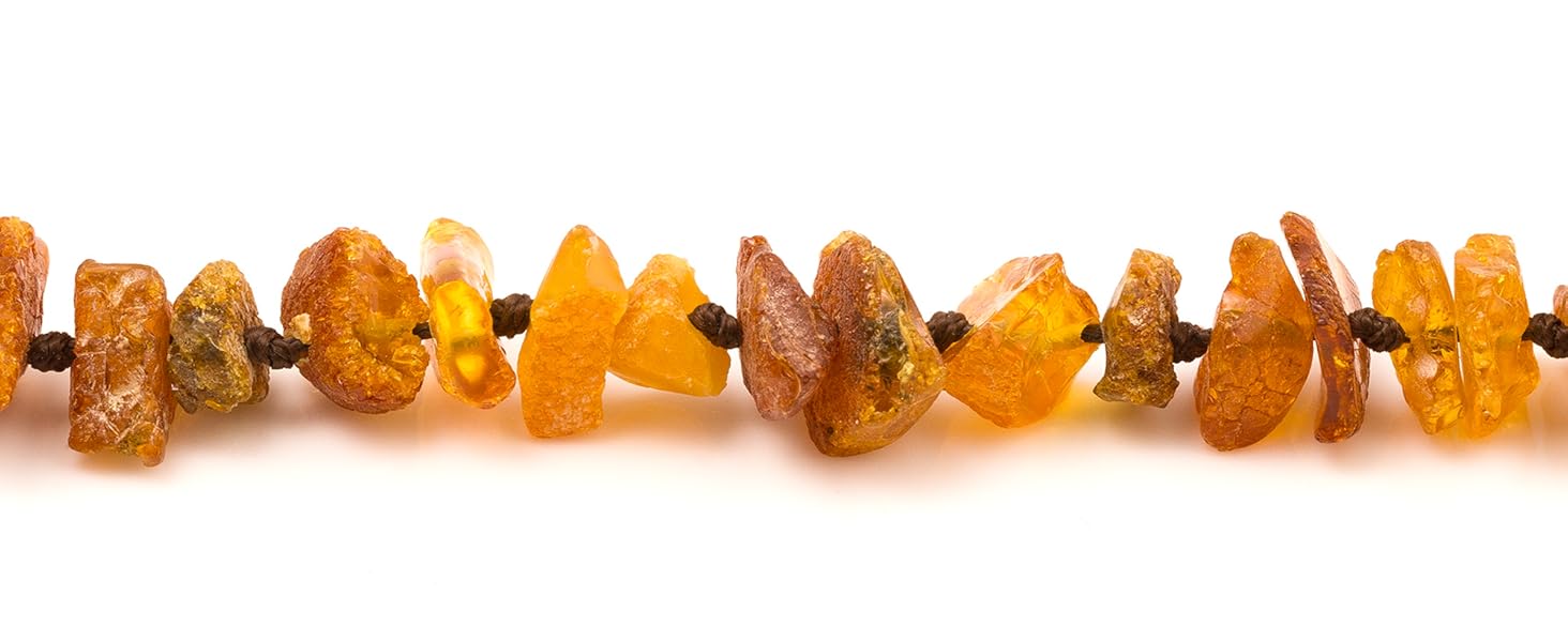 Нашийник для собак та котів Amberta Bernstein: бурштинова прикраса, 40-45 см