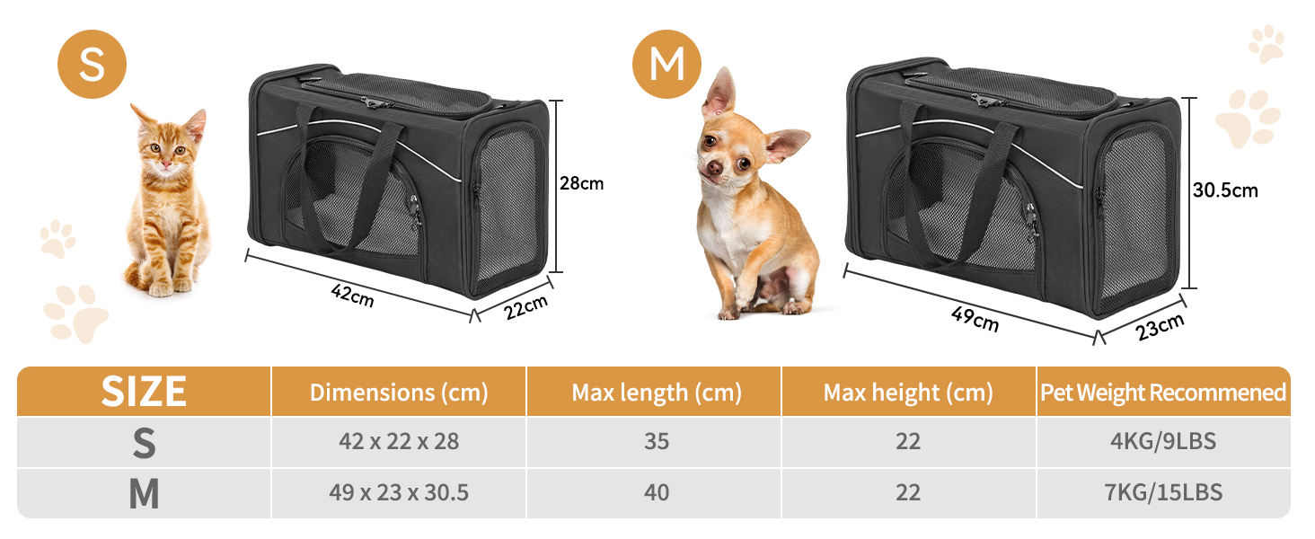 Транспортна переноска для собак та котів Petfit, чорна. Ідеально для подорожей літаком, автомобілем або потягом. Підходить для маленьких собак та котів.