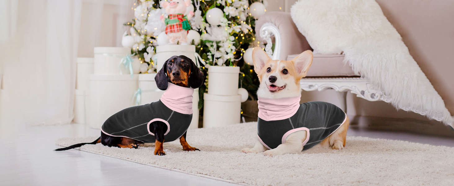 Теплий флісовий пуловер для собак MHaustlie для маленьких собак, рогатий, флісовий, теплий, легкий, сірий (XS)