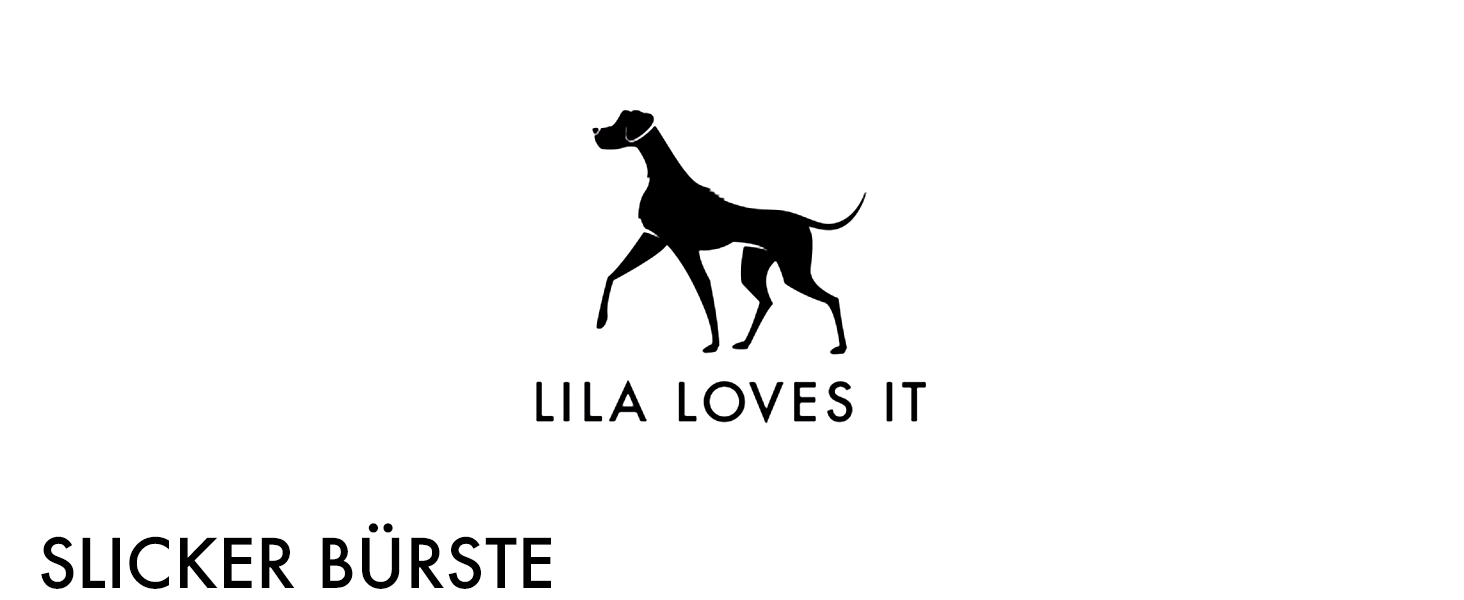 Щітка для шерсті собак Lila Loves It Small - з металевими зубцями, для собак, веганська, з бука