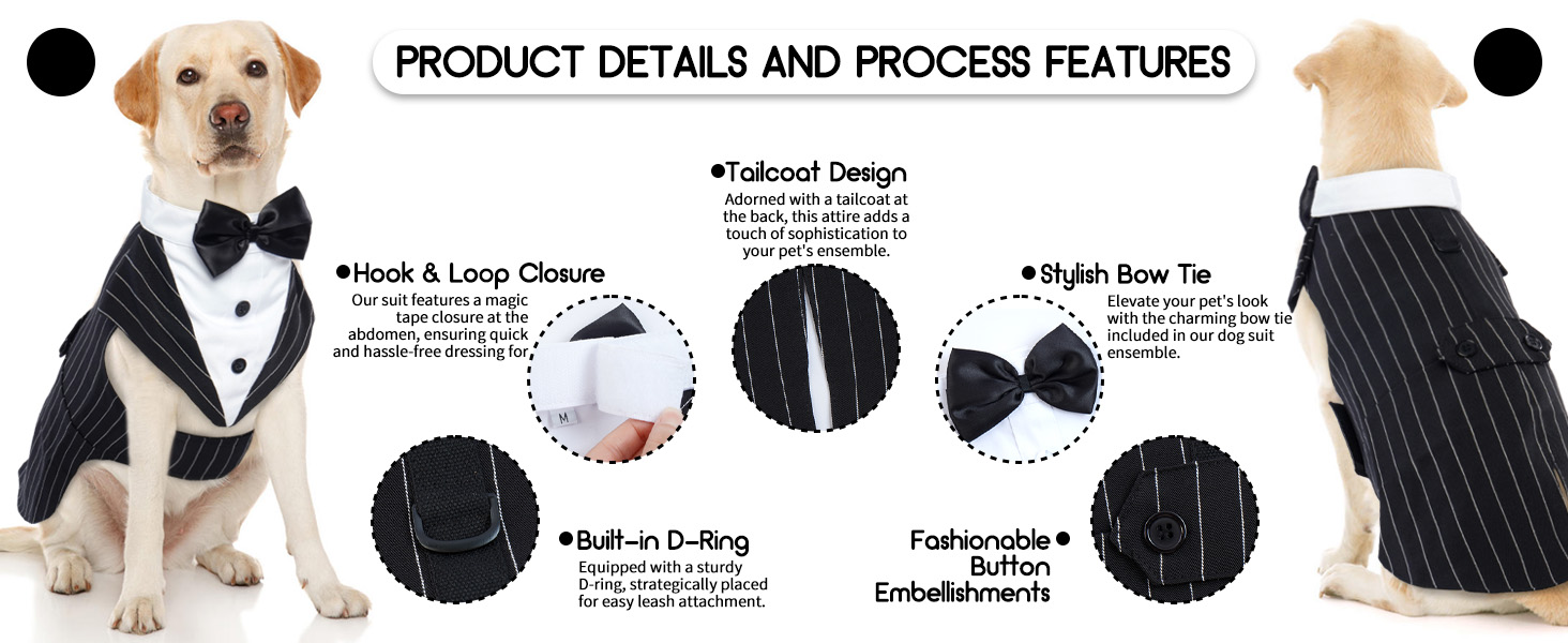 Костюм для собак 'Хюкосу Хунд' з банданою: для вечірок, свят, Хелловіну та Нового року. Підходить для собак різних розмірів.