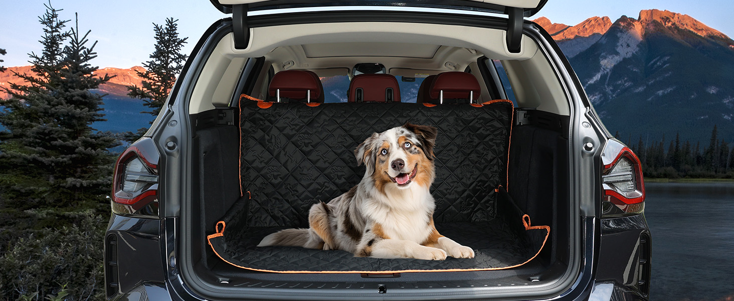 Захисний чохол на сидіння автомобіля для собак KYG, з кріпленням для собак, зносостійкий та водовідштовхуючий, 132x58x46 см