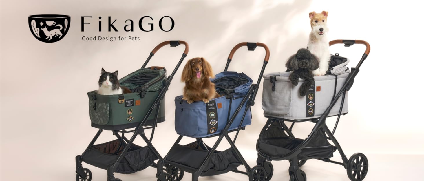 FIKAGO Сумка-переноска для собак та котів Sway – стильна, безпечна та складана переноска для тварин (Oslo Forest)