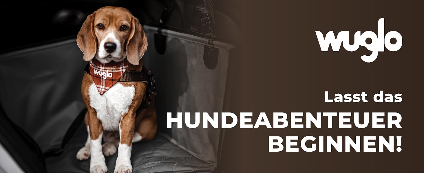 Автокрісло для собак WUGLO Extra Stabiler - надійне автокрісло для собак маленьких та середніх порід, сіре, водонепроникне