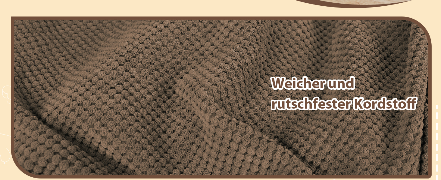 Сходинки для собак Непфайві: 3 сходинки, для маленьких собак, знімний чохол, антиковзаюча поверхня, 45x40x34 см, коричневий