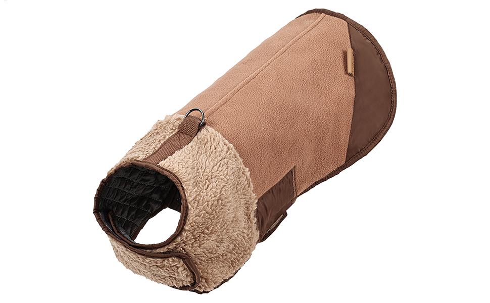 Зимова куртка для собак, тепла, регульована, вітронепроникна, для цуценят маленьких та середніх порід, для прогулянок та подорожей