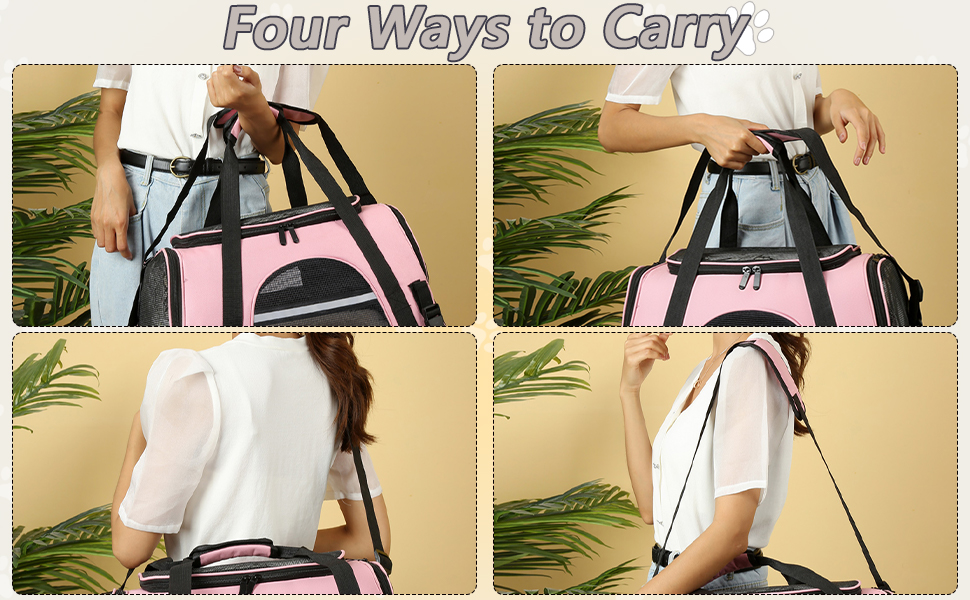 Транспортна сумка для кота APKOL, сіра, до 5 кг, складна, з плечовим ременем