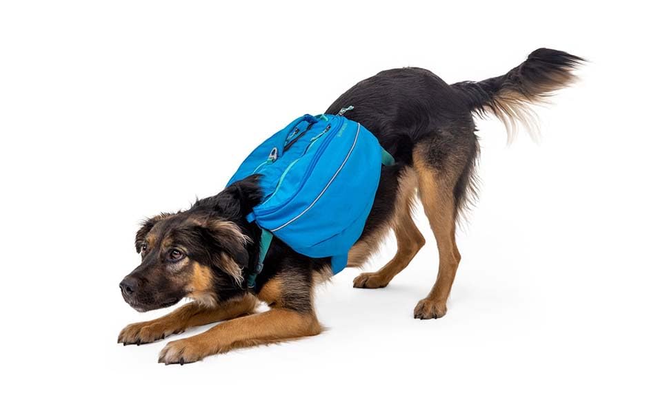 RUFFWEAR Approach Pack - рюкзак для собак, Blue Dusk (Small), 41 x 33 x 6 см