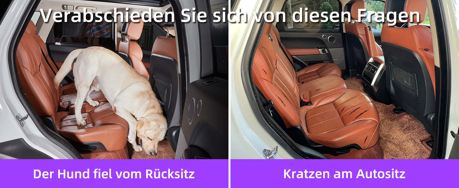Автомобільний аксесуар для собак - крісло-підвищувач для великих собак до 25 кг (Чорний, L)