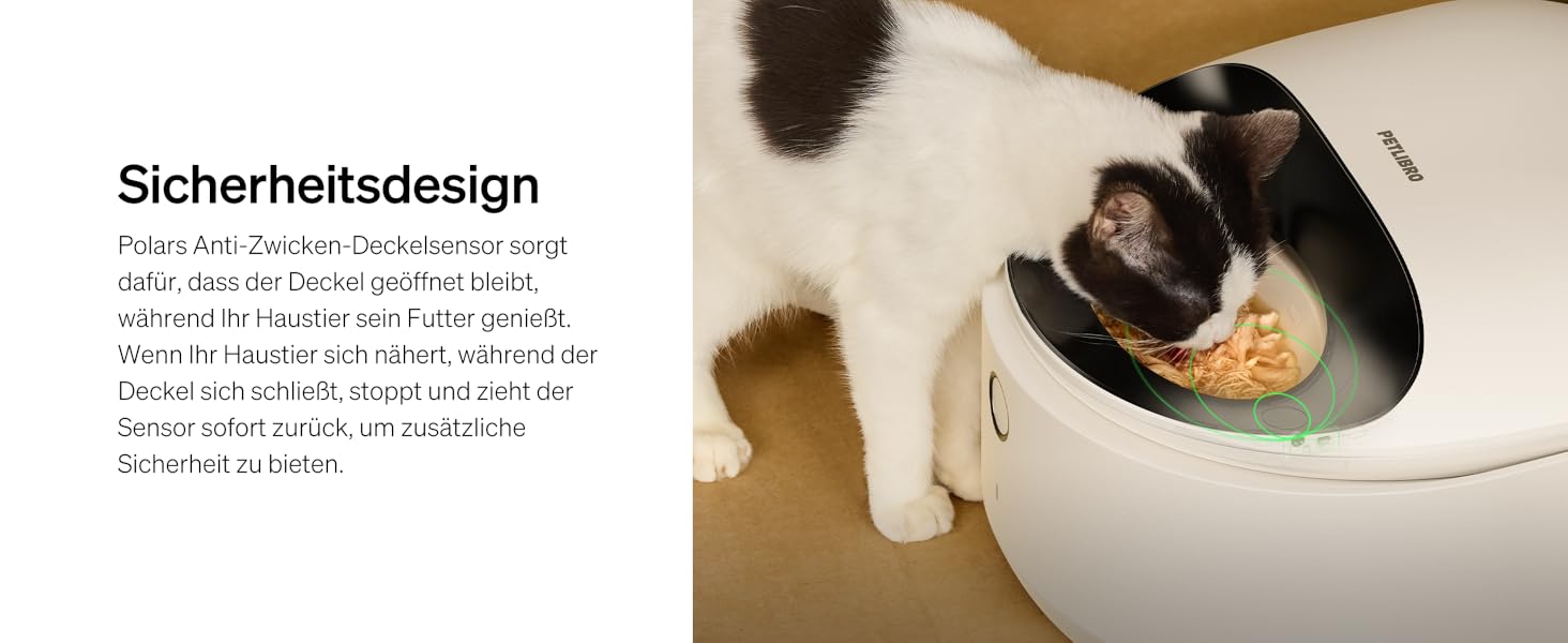 Автомат для котячого вологого корму PETLIBRO з напівпровідниковим охолодженням, Wi-Fi, керування через додаток, білий