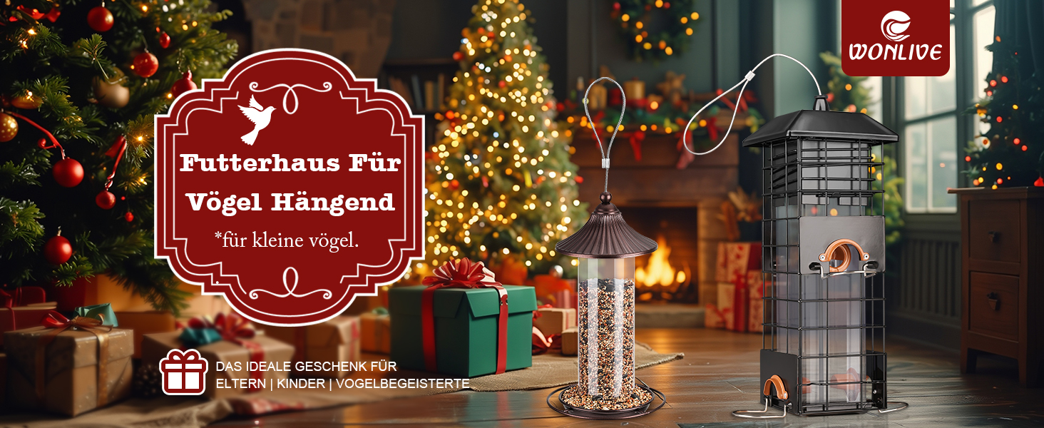 Підгодовувач для птахів на гачок, металевий годівник для диких птахів, годівниця для птахів у сад/на балкон