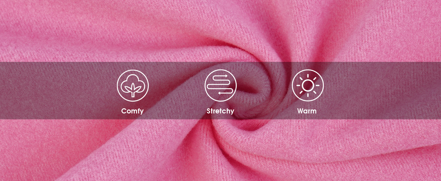 Теплий пуловер для собак IECOii з флісу, рожевий, 5XL (обхват грудей 93 см)