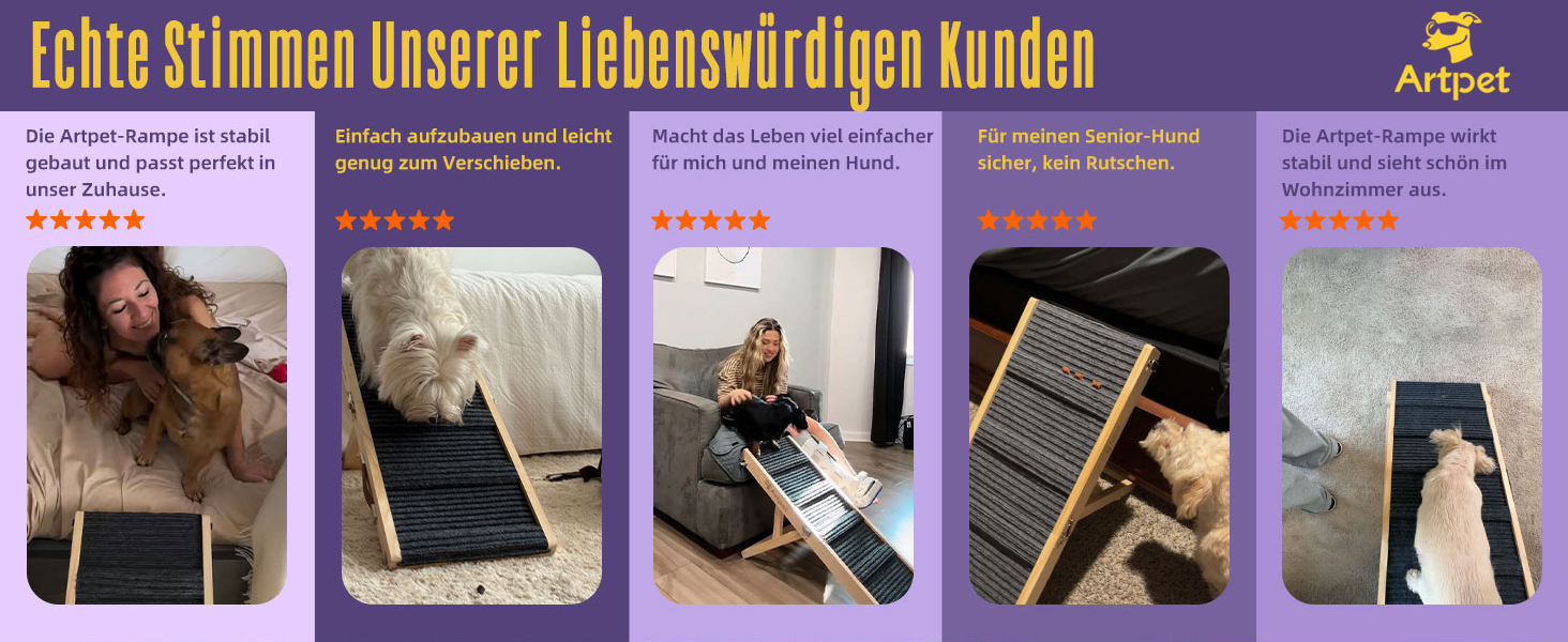 Рампа для собак Extra Lange 190 см – розкладна, для великих собак, до 90 кг (зовні), до 20 кг (всередині), для SUV, Kombi та автодому