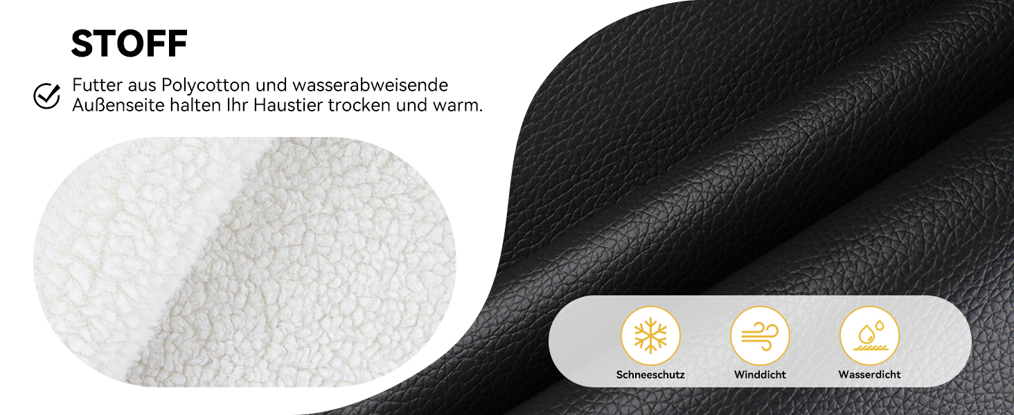 Теплий зимовий одяг для собак: флісова куртка-жакет для малих та середніх собак, M