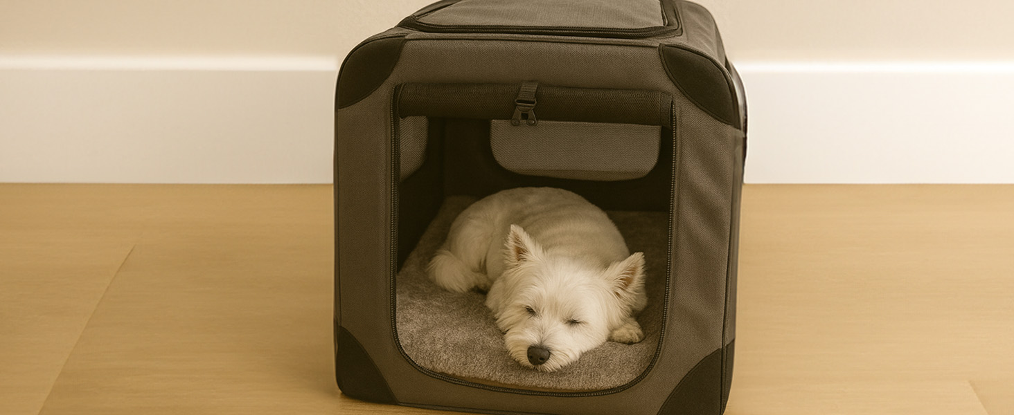 Тепла та м'яка підстилка для собак середніх та маленьких порід - коричнева, антиковзаюча, легко миється, для захисту дивану та авто