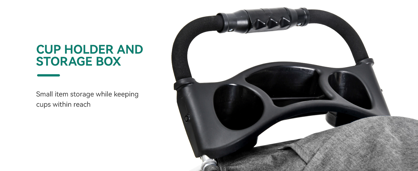 Візок для собак YITAHOME - переноска для тварин до 15 кг, сірий