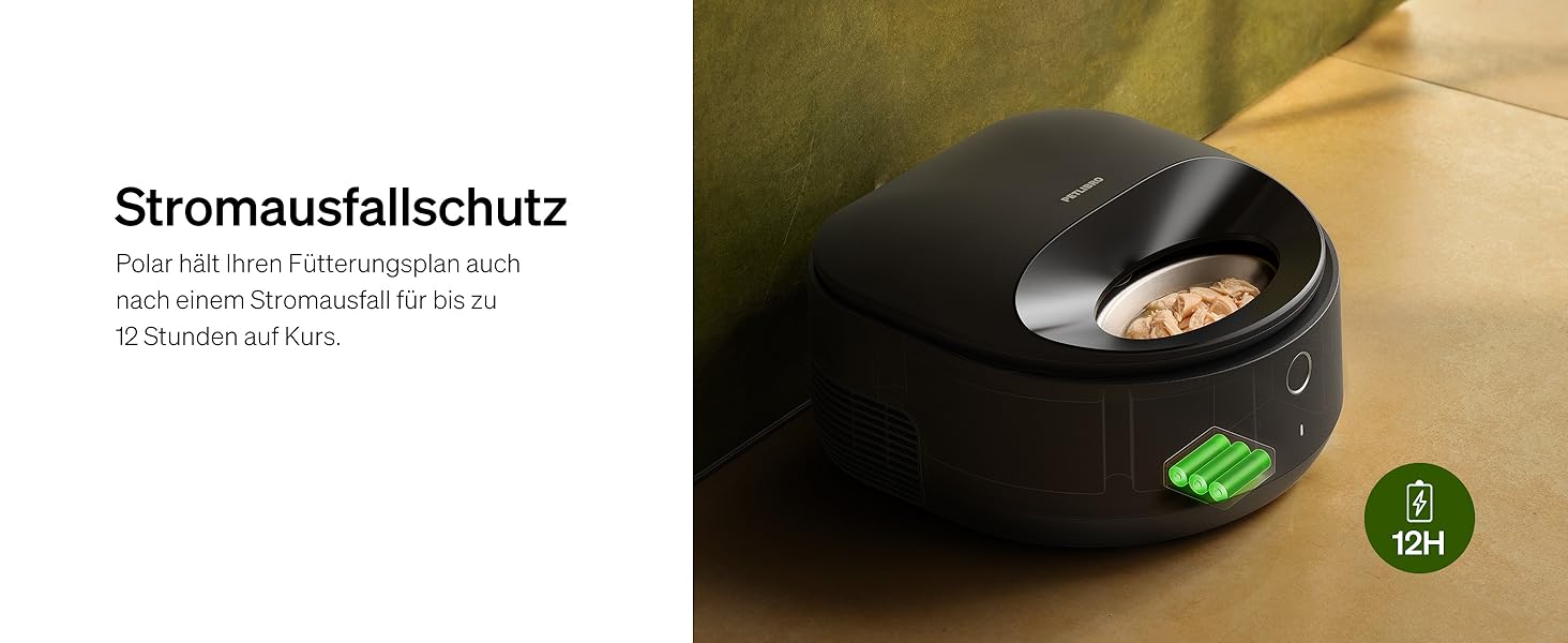 Автомат годування котів PETLIBRO для вологого корму з мискою з нержавіючої сталі, з напівпровідниковим охолодженням, Wi-Fi управління через додаток, 3 дні свіжості, чорний
