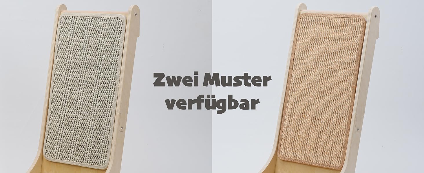 Котячий когтетоп PETKARAY L-подібний, 68 см, з сизалю, для котів, з котячою м'ятою та іграшкою-мишкою