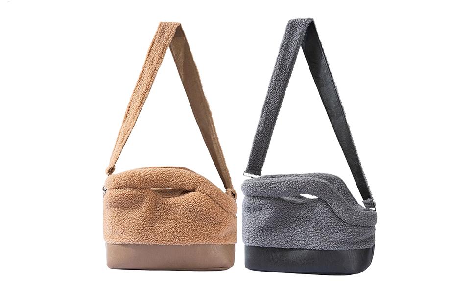 Трагеція для маленьких тварин, водонепроникна та тепла, з ременем безпеки, для собак та котів, сірого кольору