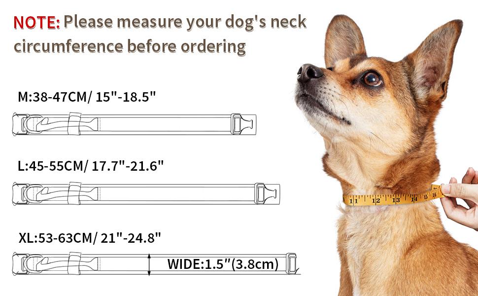 Тактичний нашийник для собак Huntvp, регульований, з ручкою контролю, з нейлону, з підкладкою, металева застібка, для середніх собак, для полювання, тренувань, активного відпочинку, камуфляж M