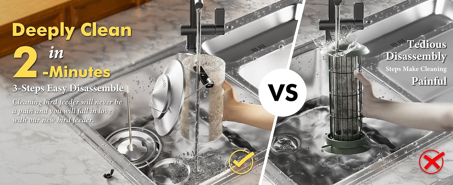 Годівниця для птахів iBorn, Металева годівниця-будиночок, Зелений колір, 18 см, для цілорічного годування, 6 отворів