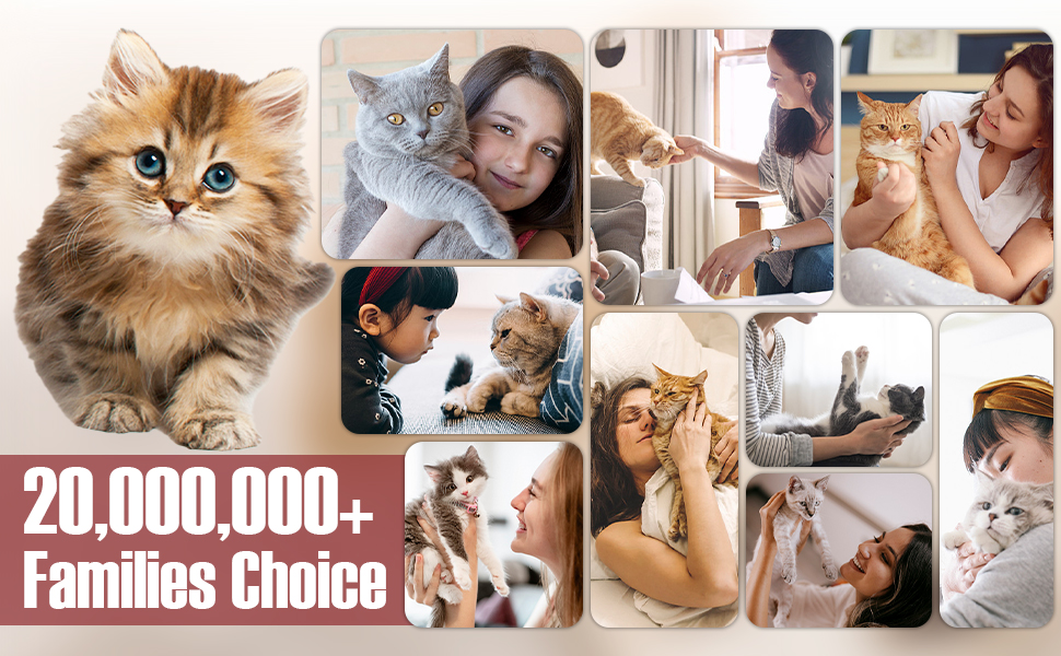 Набір для догляду за шерстю котів: бездротовий тример, ножиці для стрижки, тиха робота