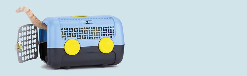Транспортна бокс United Pets A.U.T.O. Design для малих собак і котів, Італія, рожево-сірий, з гігієнічним килимком 51x37x33 см, переноска для подорожей