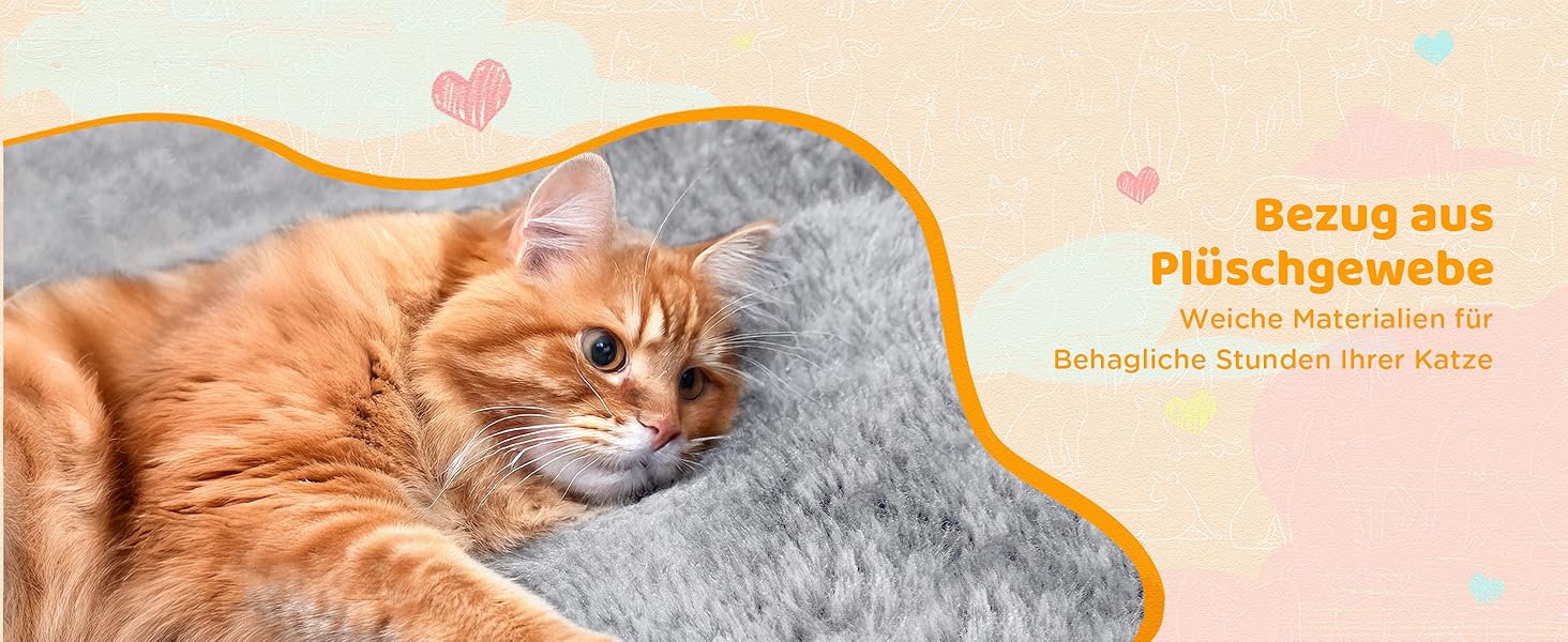 Котячий комплекс Yaheetech 170 см: кігтеточка, ліжко, гамак, іграшки, сірий колір