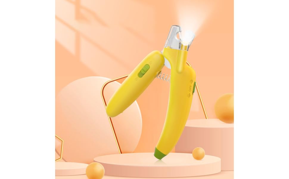 Тримач для когтів для собак та котів BESPORTBLE з LED-підсвічуванням: безпечний триммер для догляду за кігтями