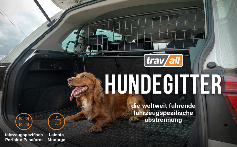 Сітка для собак Travall, сумісна з Audi A4/S4 Avant/Allroad (2008-2015) [Без люка], сталева, для автомобіля