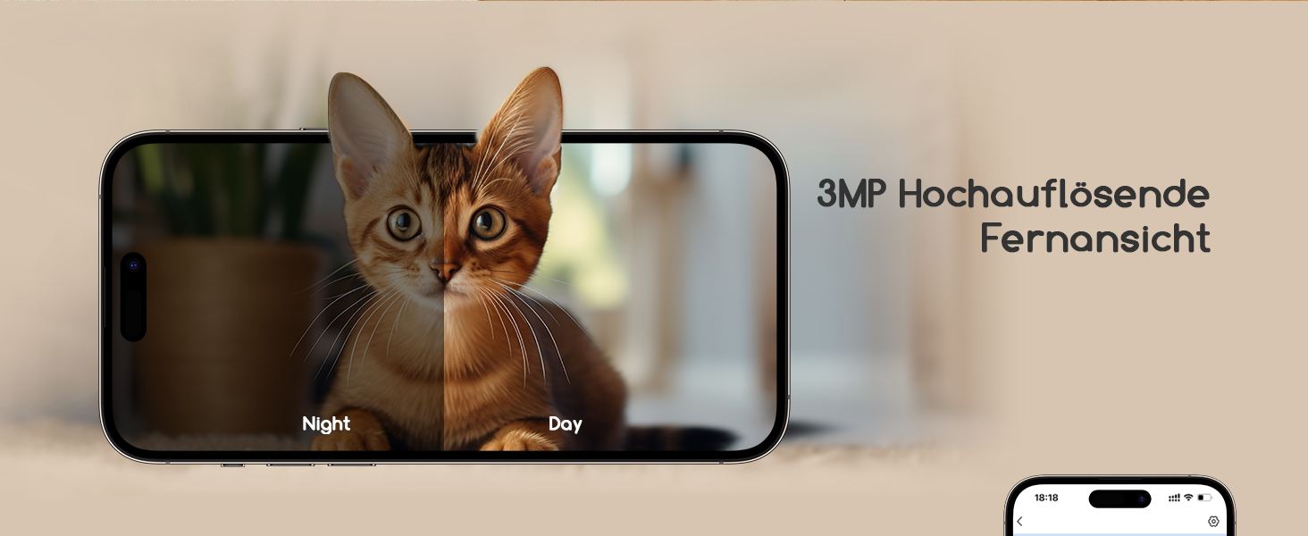 Автоматична годівниця для котів Faroro з WiFi, HD-відео 3MP, нічним баченням, 4 л, двостороннім аудіо, керуванням через додаток, детекцією руху та подвійним живленням