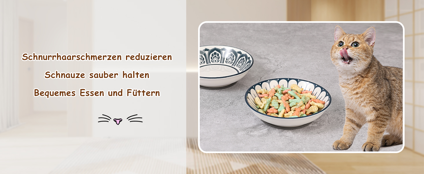 Набір мисок для котів з кераміки Katzennapf Set - 6 шт. - білий (Classic-A)