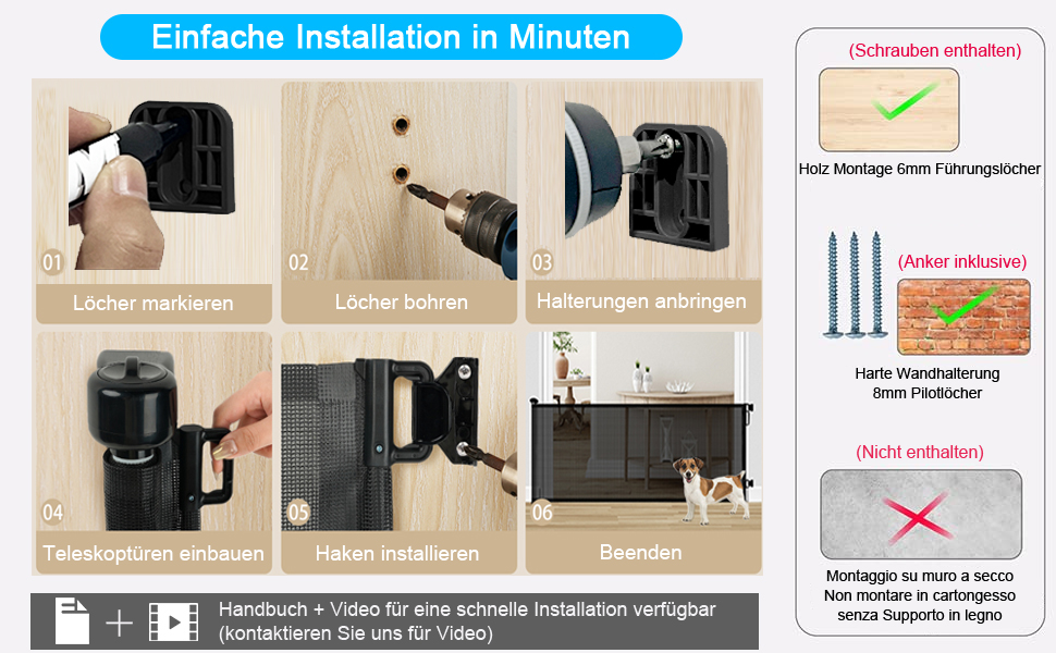 Захист для сходів з замком, розтяжне захисне ворота для дітей та собак, ширина 150 см, висота 83 см, сірий