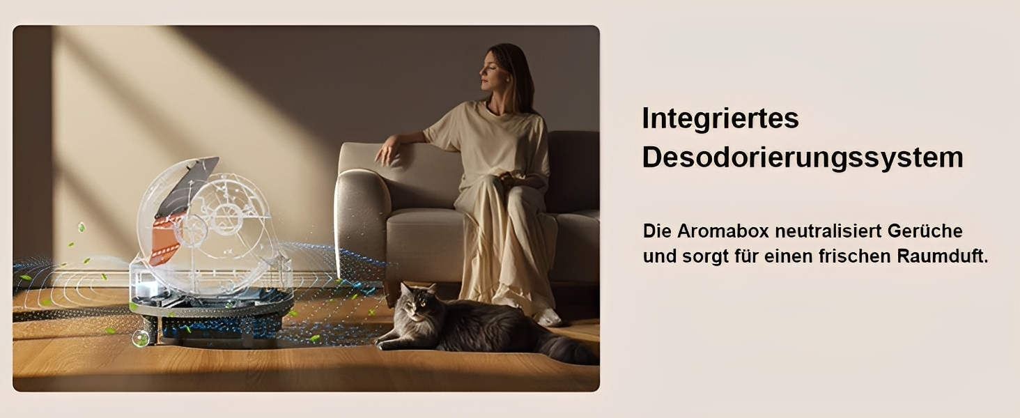 Автоматичний лоток для котів Katzenklo Selbstreinigend XXL 65L з керуванням через додаток, для 2+ котів, без запаху, з ситом