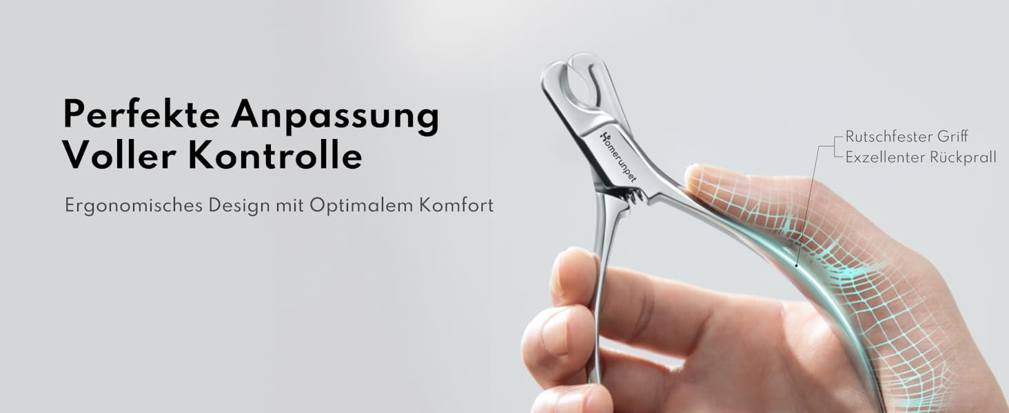 Ножиці для обрізання кігтів котам та дрібним собакам HomeRunPet, з нержавіючої сталі, професійні, безпечні, з антиковзними ручками