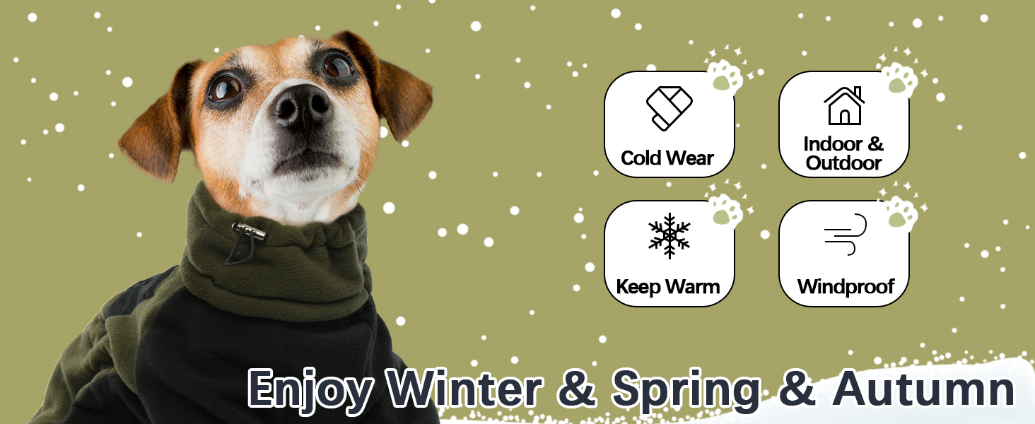 Пуловер для собак XL, тепла куртка-фліс для середніх собак, костюм-комбінезон з ніжками, флісовий халат для собак, костюм для собак Hunter (оливковий, XL) XL, оливковий колір