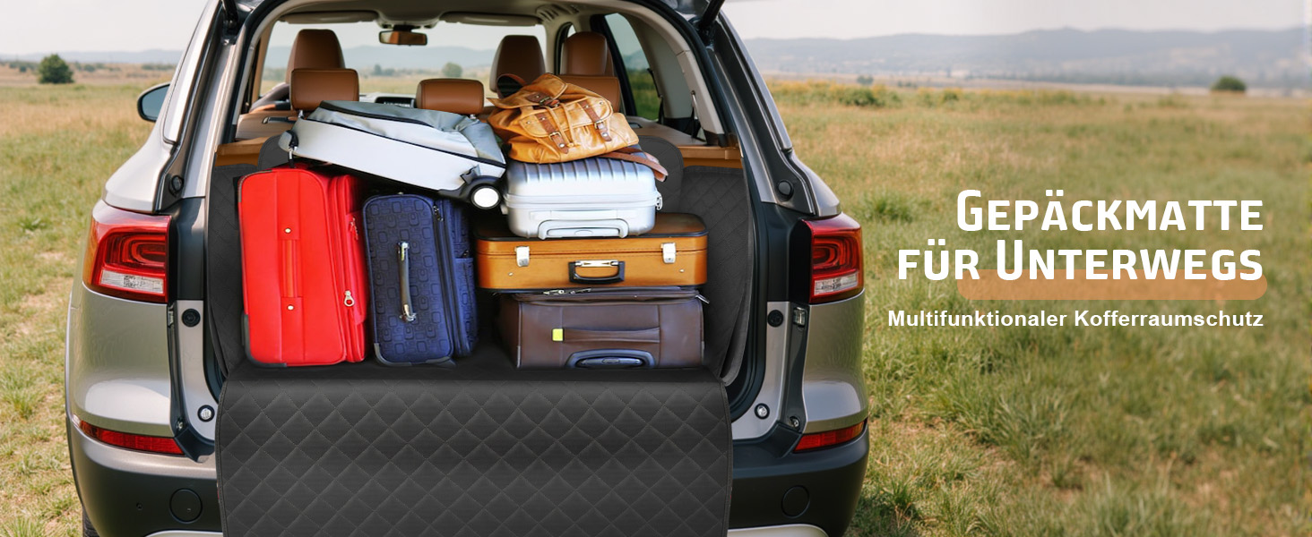 Накидка для собак у машину Gimars, 157x137 см, водовідштовхувальна, стійка до подряпин, універсальна, з передньою панеллю та оглядовим вікном, чорний & оранжевий, килимок у багажник