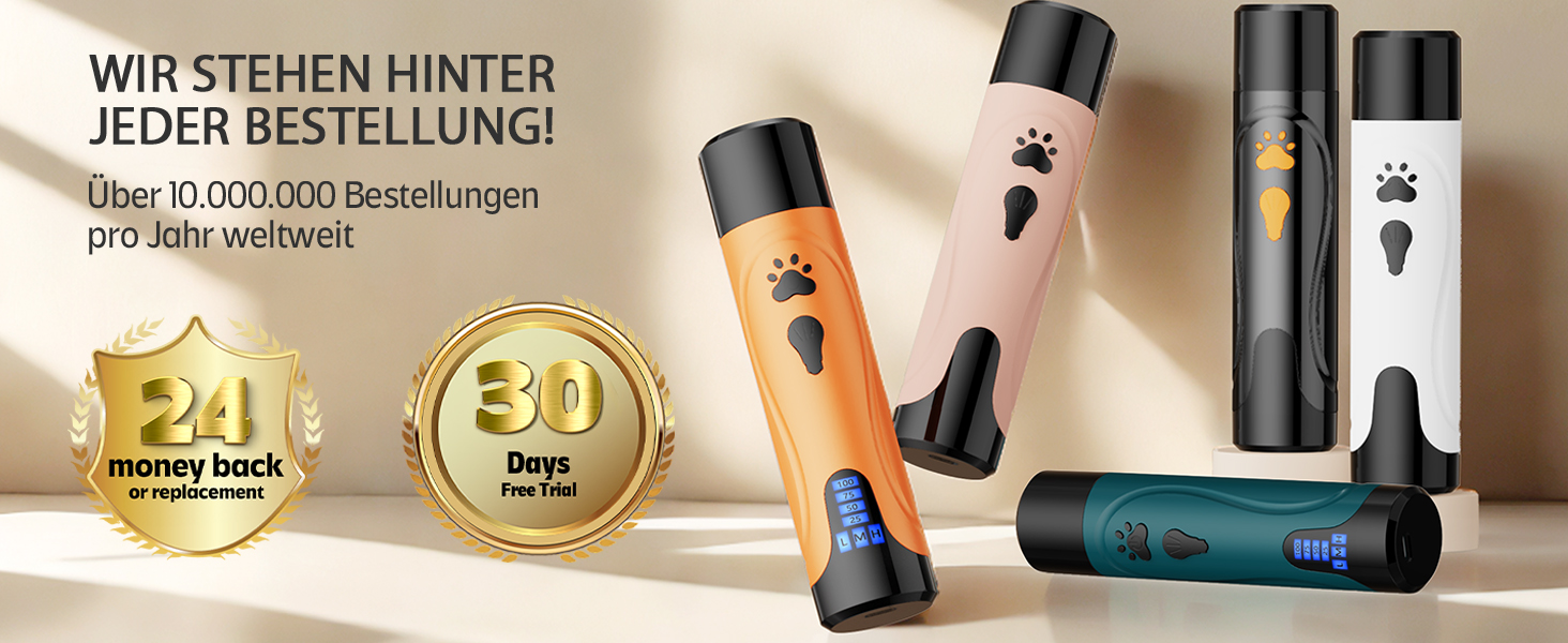 Електричний точилка для кігтів собак YABIFE, 3 швидкості, синій