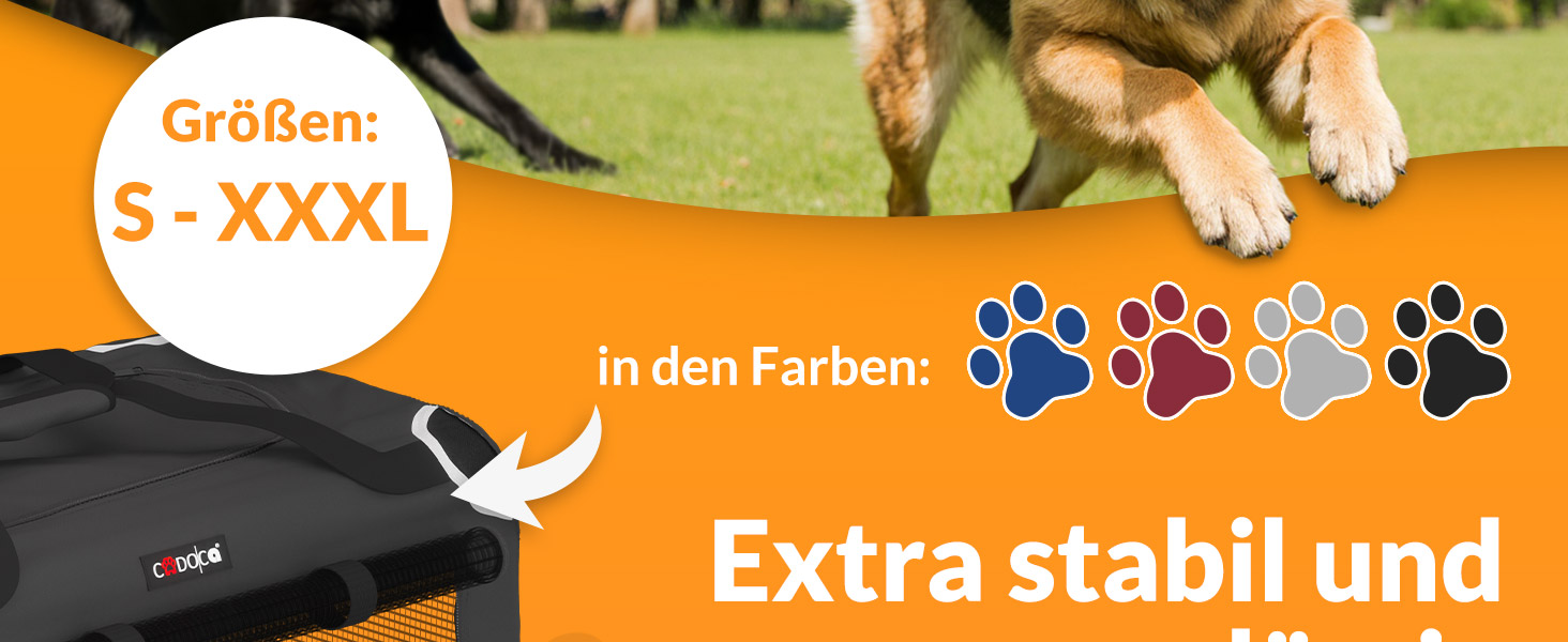 CADOCA® переносна будка для собак XXL, 90x60x66 см, сіра