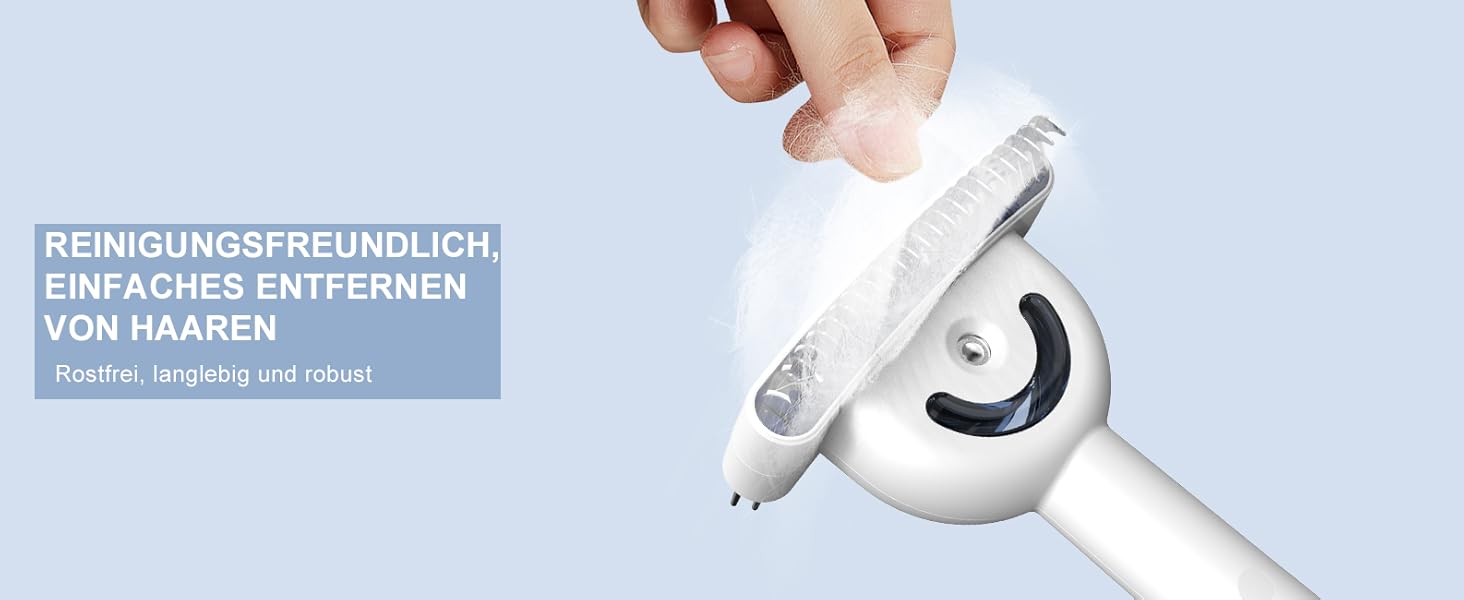 Двостороння щітка для підшерстка та парова щітка для собак та котів з 2 рівнями розпилення, широка розпушувальна щітка для довгошерстих тварин з ковтунами, інструмент для догляду та масажу