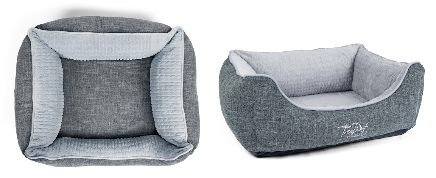 TrendPet VitaBed - ортопедичне собаче ліжко преміум-класу з матрацом з Memory Foam 5 см (100x90 см)