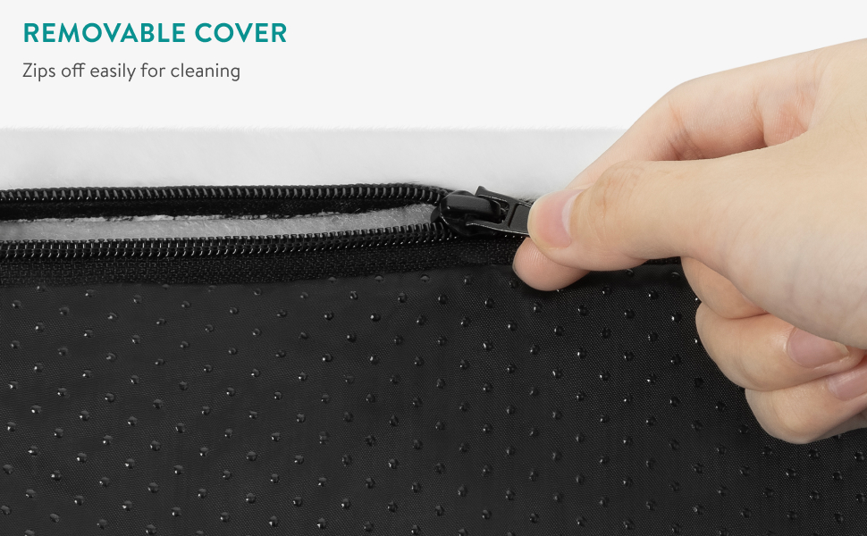 Navaris Тепла ковдра для котів та собак - 60x45x4 см, флатухата, з блискавкою та знімним чохлом - Біла