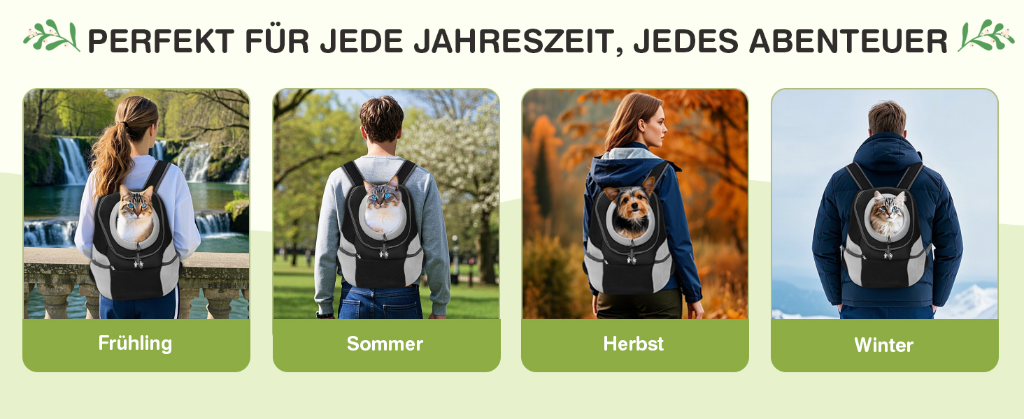 Рюкзак для собак та котів ALLSOPETS, XL, чорний – переноска для тварин для подорожей, вело- та мототуризму