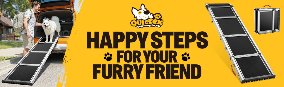 Рампа для собак у автомобіль, автоматичне складання, 170 см, чорна. Рампа для собак, вантажівок та SUV. Максимальне навантаження: 150 кг. Антиковзаюча поверхня.
