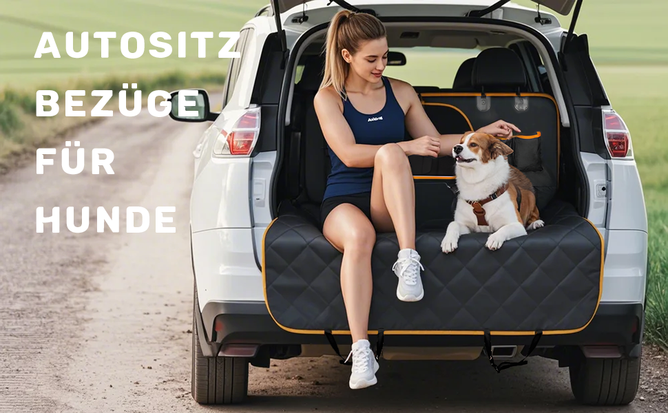 Захист для заднього сидіння автомобіля від собак: водовідштовхувальний, антицарапинний, з боковими захистами та оглядовим вікном