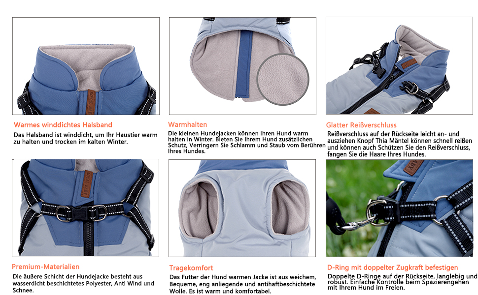 Водонепроникний теплий зимовий одяг для собак: куртка, жилет, плащ для маленьких та середніх порід, зелений