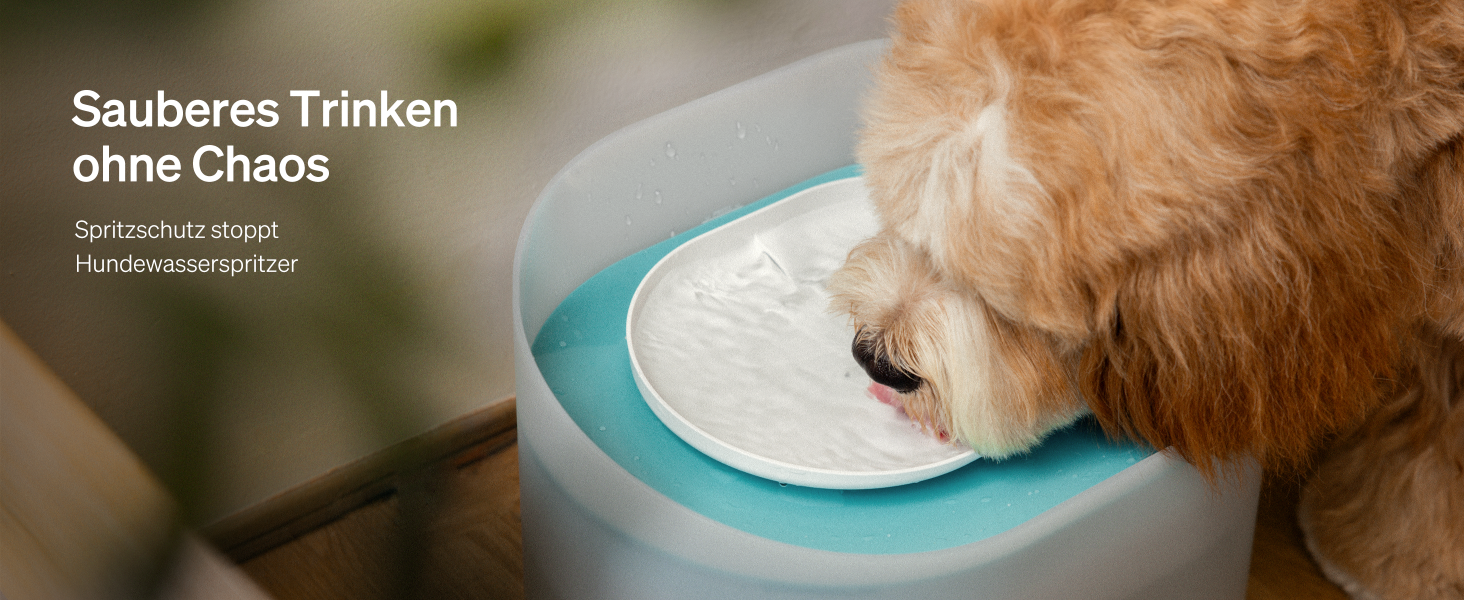 PETLIBRO фонтанчик для собак та котів, 8л, білий. Тиха робота 26dB, захист від розливу, легка чистка, підходить для великих собак та кількох котів