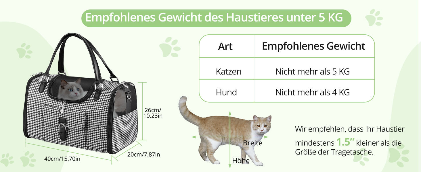 Транспортна сумка для собак та котів TAIKURA, переноска для тварин, дихаюча, з плечовим ременем та кишенями, до 5 кг (40x26x20 см)